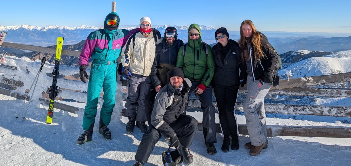 Friends enjoying on a holiday